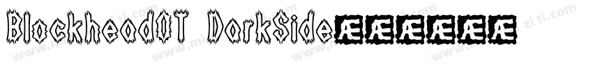 BlockheadOT DarkSide字体转换